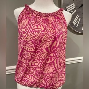 Women's Top - pink vacation top Siena Sky Medium NWT